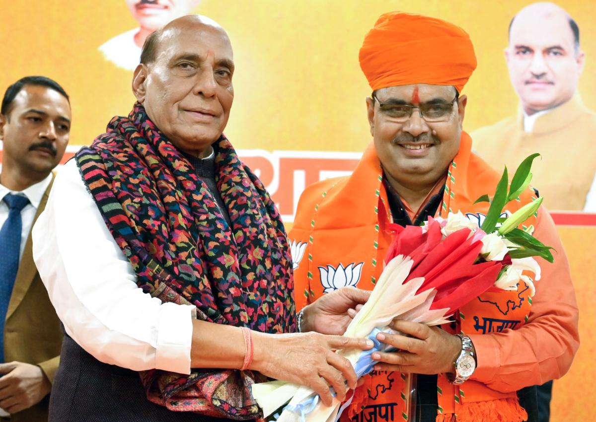 Rajasthan CM: Bhajan Lal Sharma to be Chief Minister of Rajasthan - The Hindu