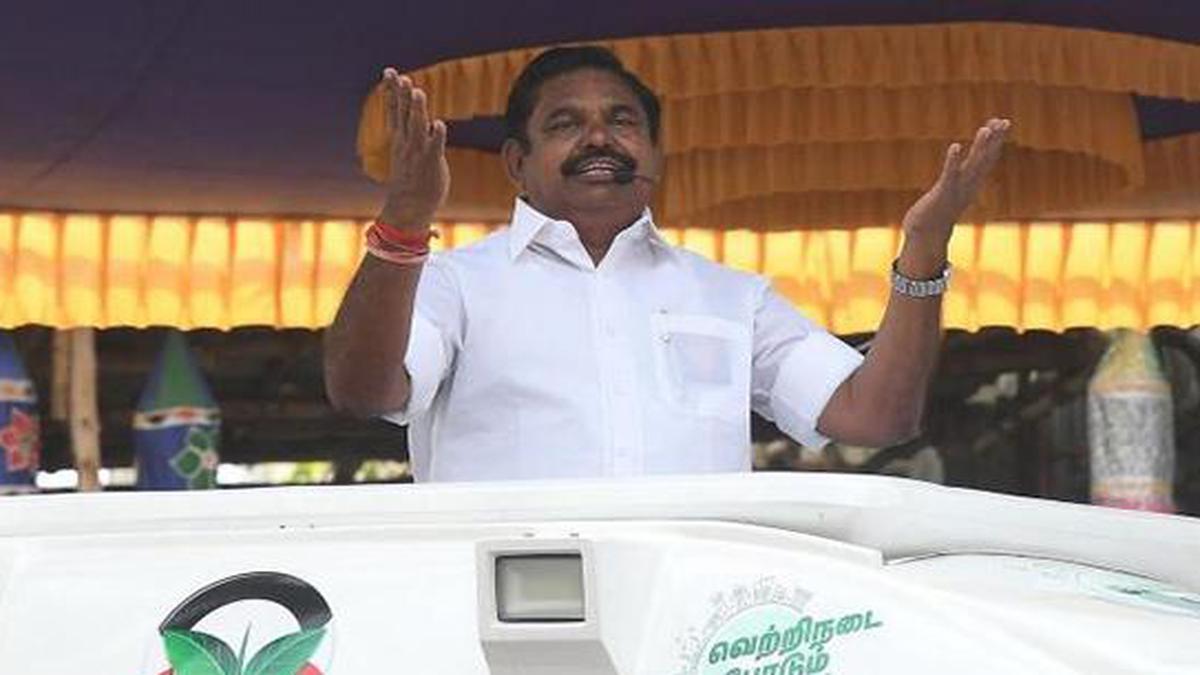 Tamil Nadu Assembly Election | We Are Pious And Cultured: CM - The Hindu