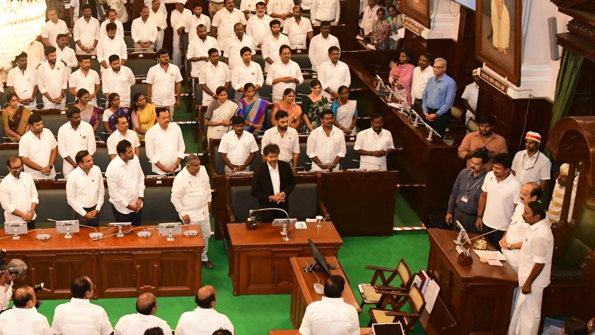 J.C.D. Prabhakar unanimously elected as T.N. Assembly Speaker, M. Ravisankar as Deputy Speaker