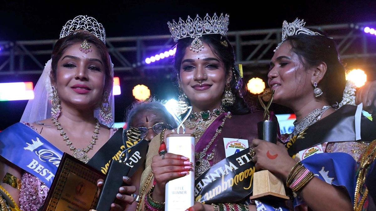 Surya Kutty from Coimbatore crowned ‘Miss Koovagam’ at annual Koothandavar festival in Villupuram