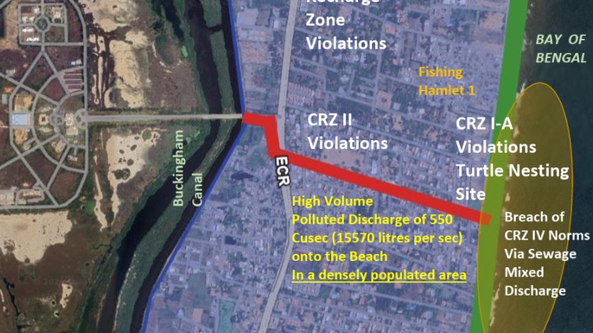 Uthandi residents raise concerns over ₹91-crore flood canal project, flag environmental and groundwater risks