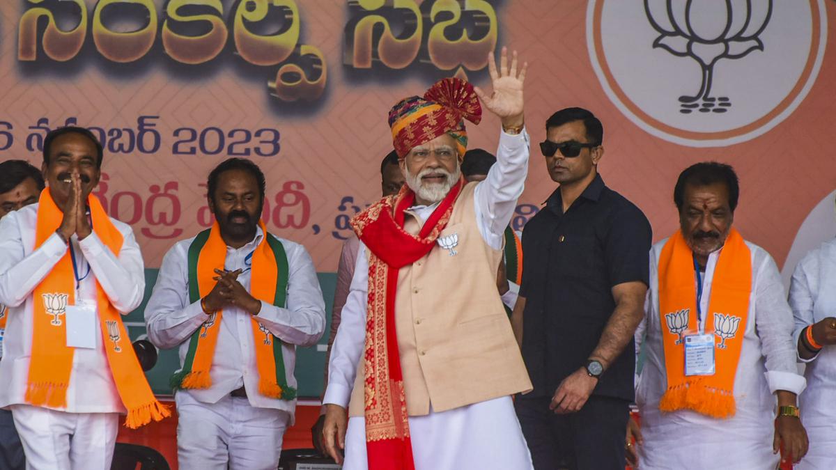 ‘Modi gaari’ guarantee means the corrupt will be sent to jail, says PM Modi