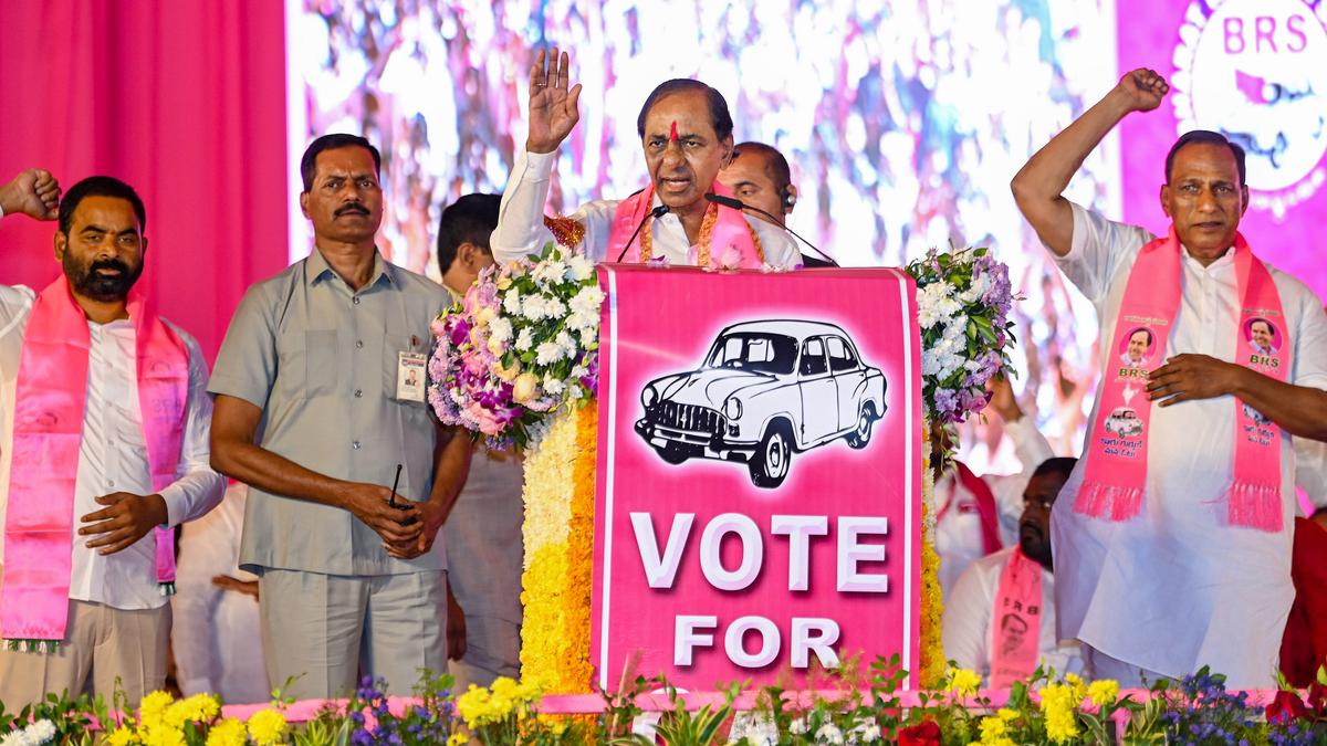 Election campaign rally at Kodangal - Bharat Rashtra Samithi