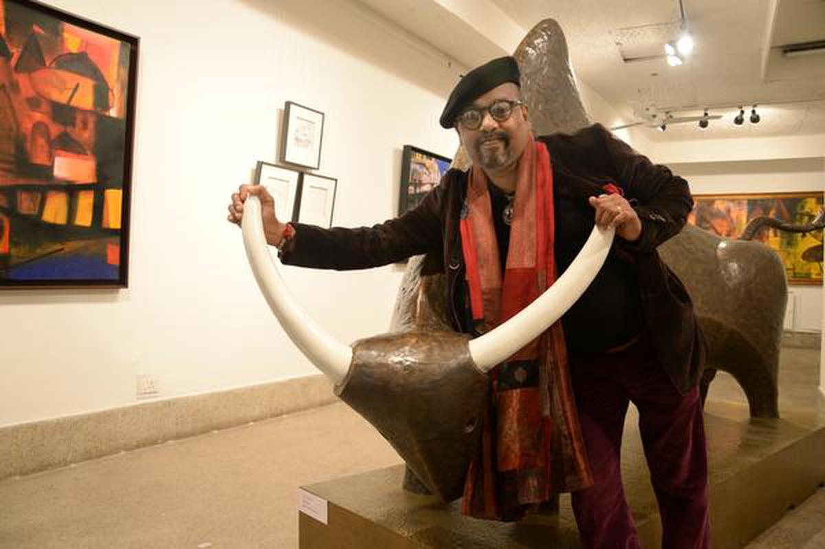 Indulge Express  Celebrated artist Paresh Maity's work on display
