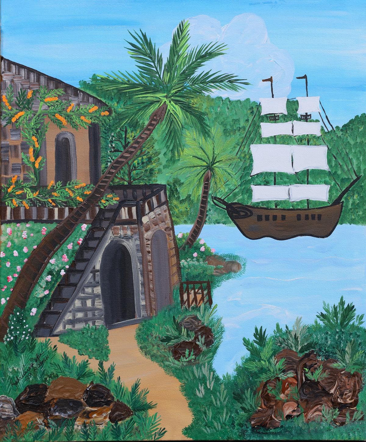 A painting from the collection 