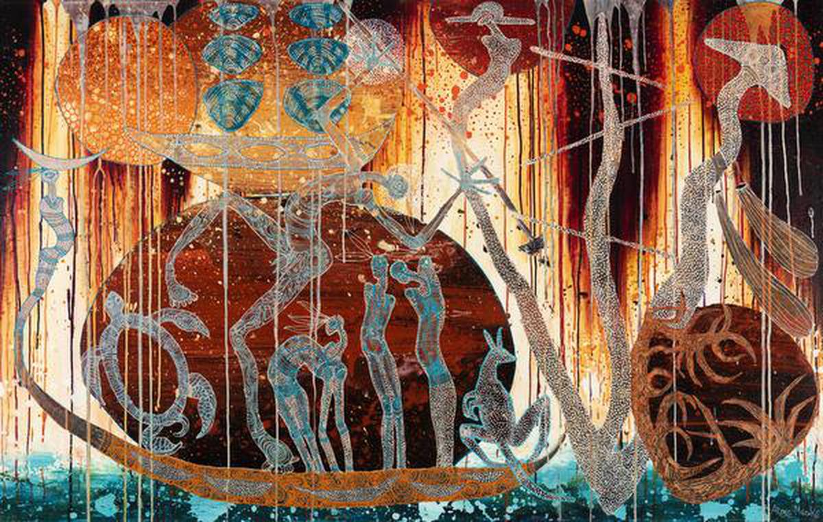 オーストラリア アボリジニ アート John Turnbull 【公式通販】