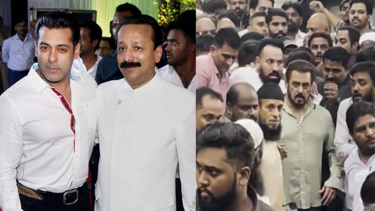 Salman Khan pays respects to Baba Siddique at late NCP leader's house