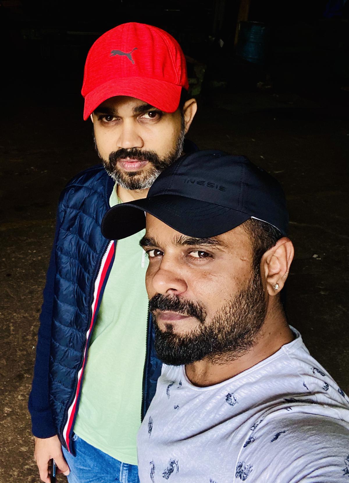 The cinematographer with director Prashanth Neel