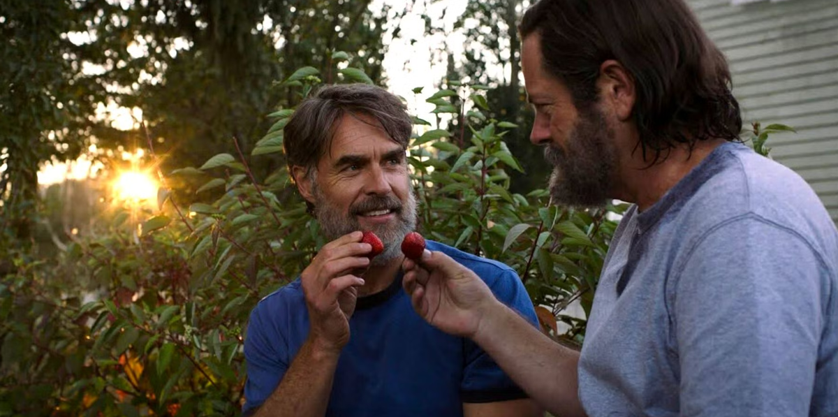 Murray Bartlett with Nick Offerman in a still from ‘The Last of Us’ Murray Bartlett with Nick Offerman in a still from ‘The Last of Us’