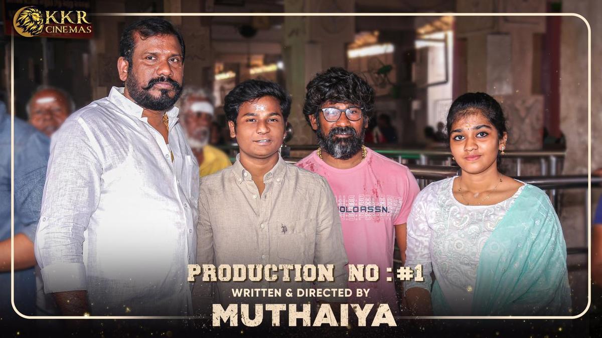 Director Muthaiya’s new film goes on floors; to star his son as the lead