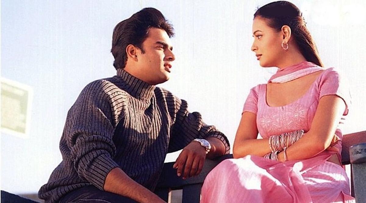 R Madhavan and Dia Mirza ‘Rehna Hai Tere Dil Mein’.