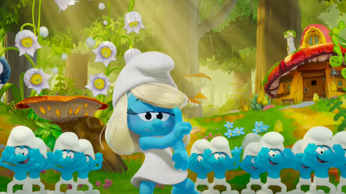 Smurfs movie review: Rihanna leads a gentle giggle through action and song