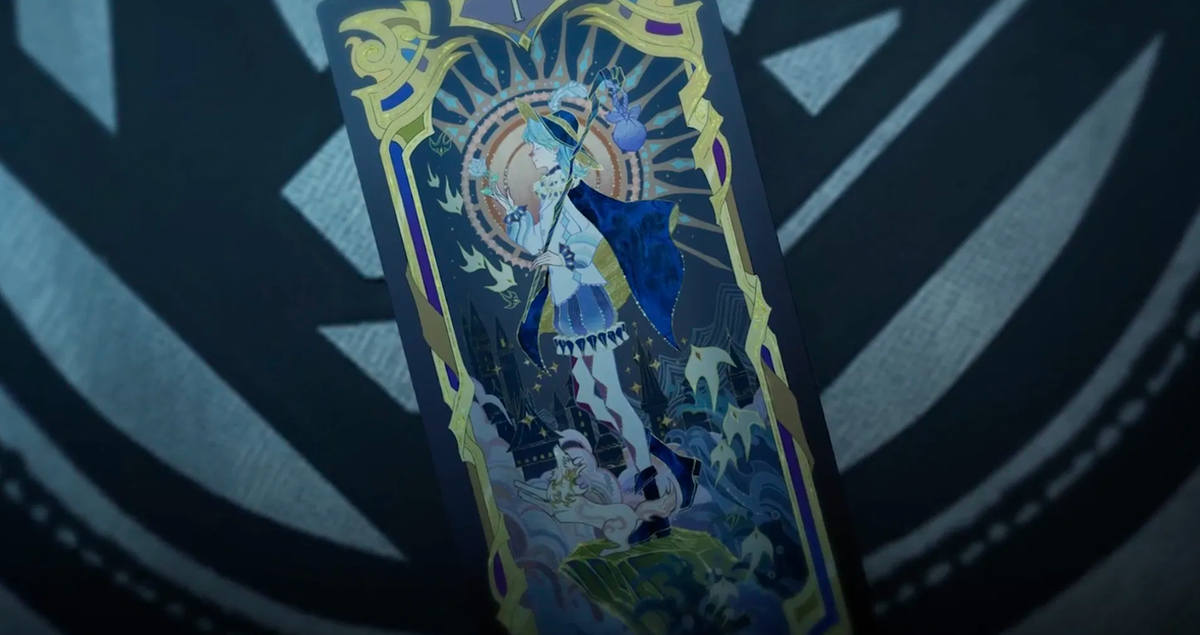 The Fool card in a still from ‘Lord of Mysteries’ The Fool card in a still from ‘Lord of Mysteries’