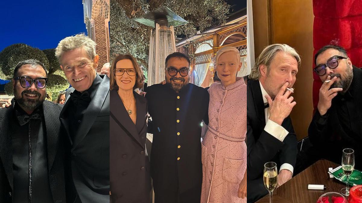 Anurag Kashyap shares pics with Mads Mikkelsen, Willem Dafoe, and Tilda Swinton at Marrakech International Film Festival