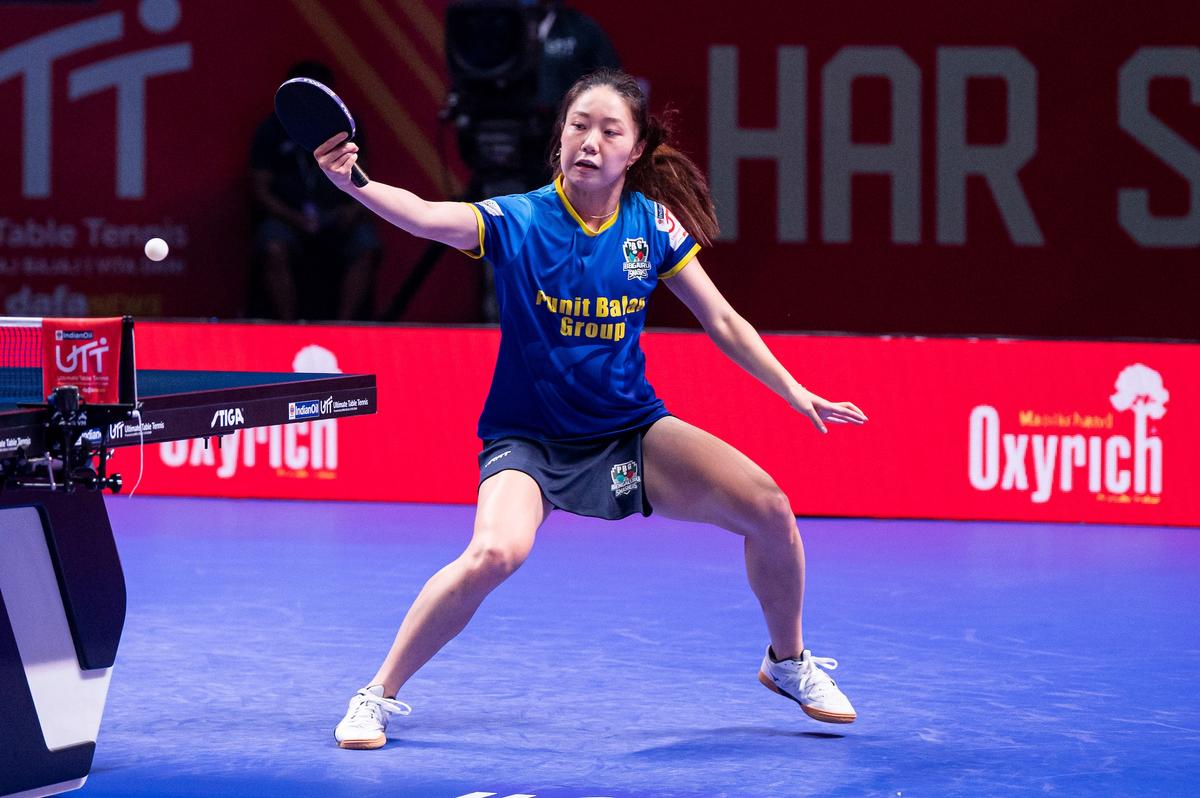 US table tennis player Lily Zhang