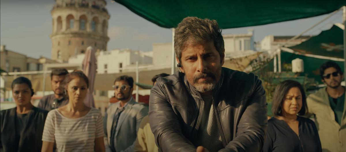 A still from ‘Dhruva Natchathiram’