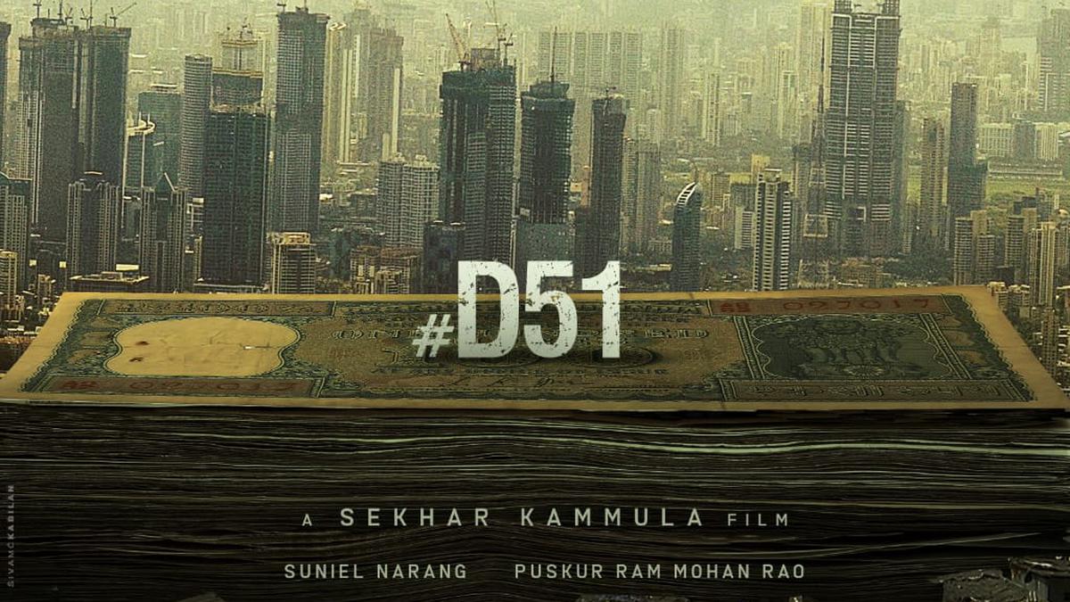 ‘D51’ poster: Dhanush teams with Sekhar Kammula for next