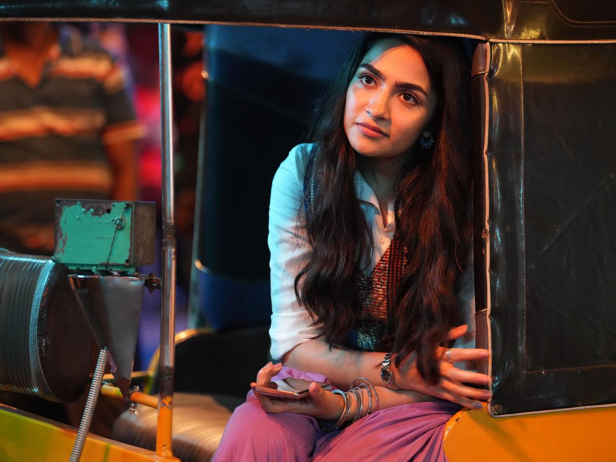 Rukmini Vasanth in a still from ‘Madharaasi’