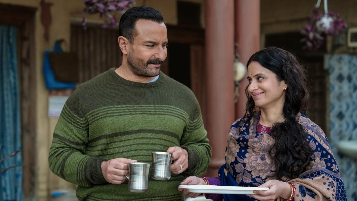 Saif Ali Khan and Rasika Dugal in ‘Kartavya’