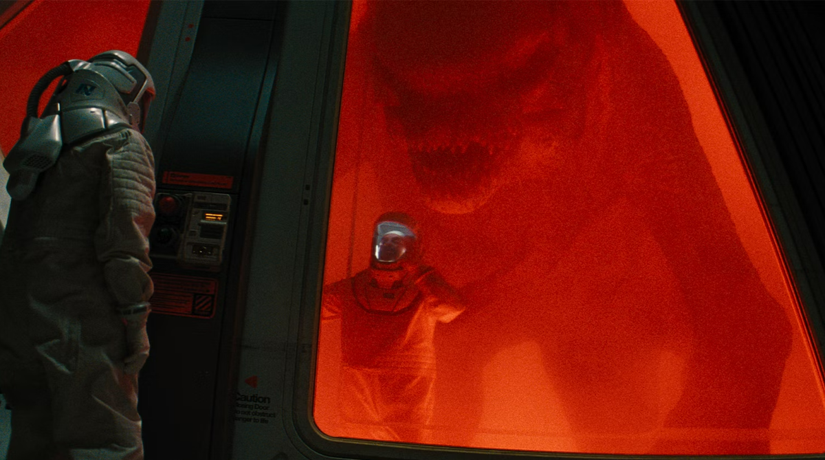 The new D-Rex in a still from ‘Jurassic World: Rebirth’