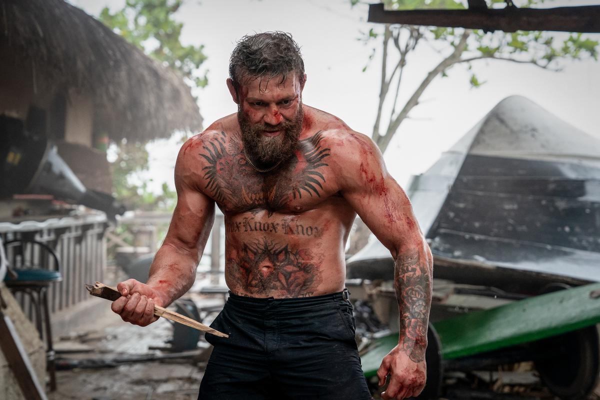 Conor McGregor in a still from ‘Road House’
