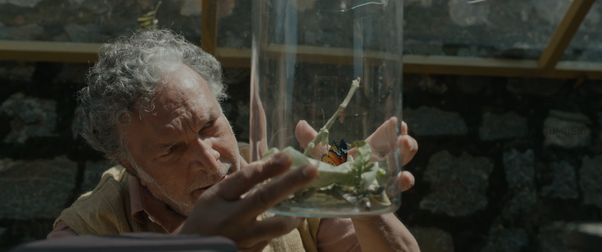 Nasser and Jebamani in a still from ‘Oh Butterfly’