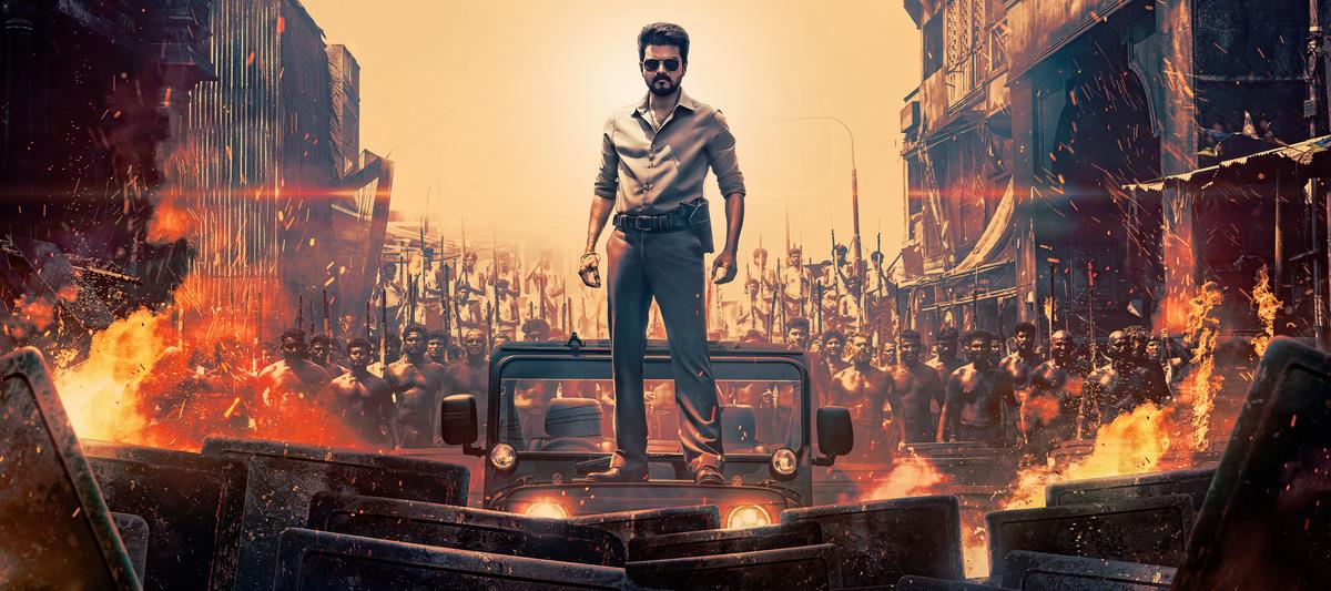A still from Vijay’s ‘Jana Nayagan’