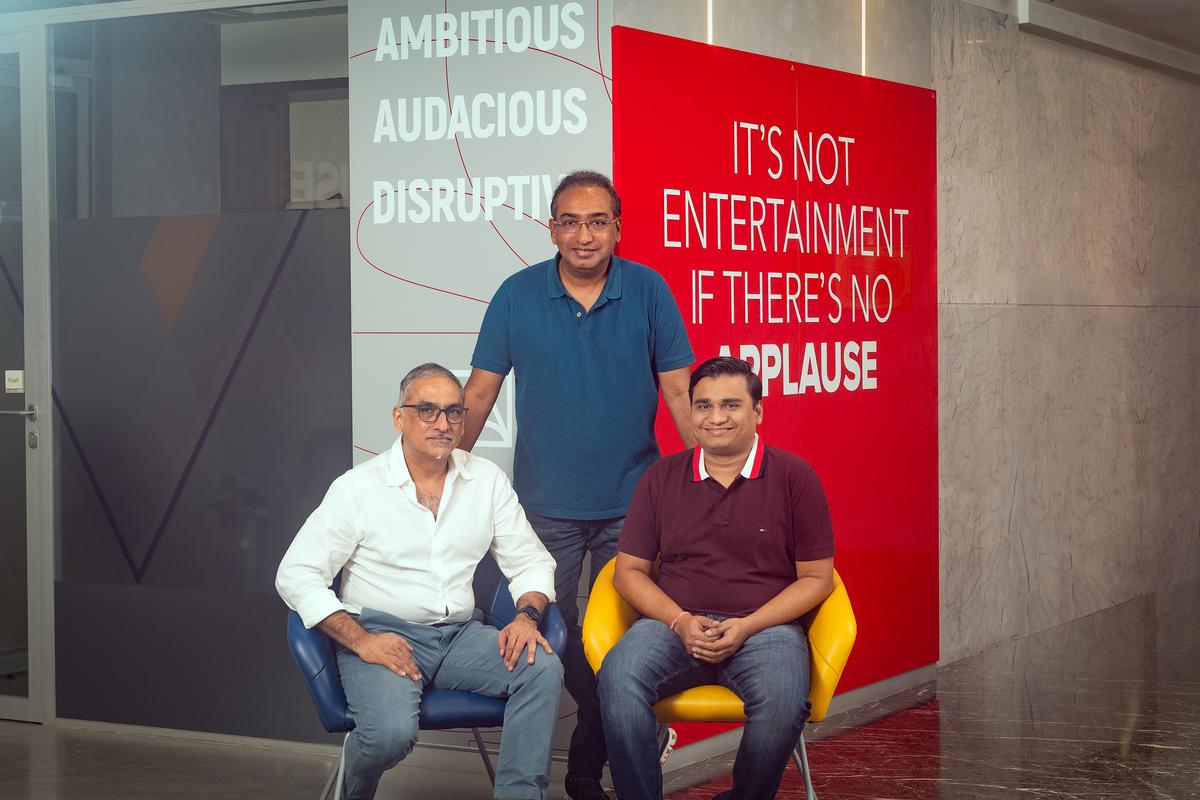 The team of Applause: Sameer Nair – Chief Executive Officer, Deepak Segal – Chief Creative Officer, and Prasoon Garg – Chief Business Officer