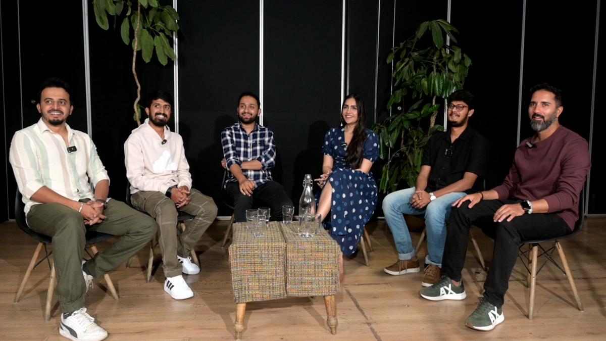 The artistes during the The Hindu’s Kannada cinema roundtable 2024 at the Courtyard in Bengaluru.