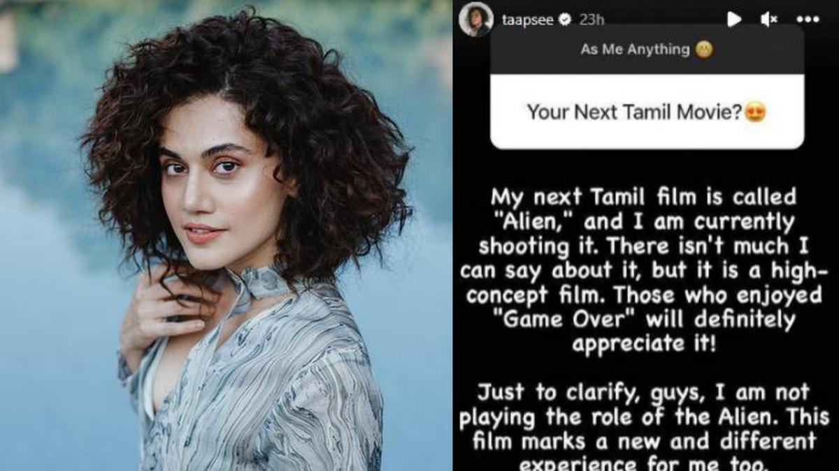 Taapsee Pannu’s next is a high-concept Tamil film titled ‘Alien’