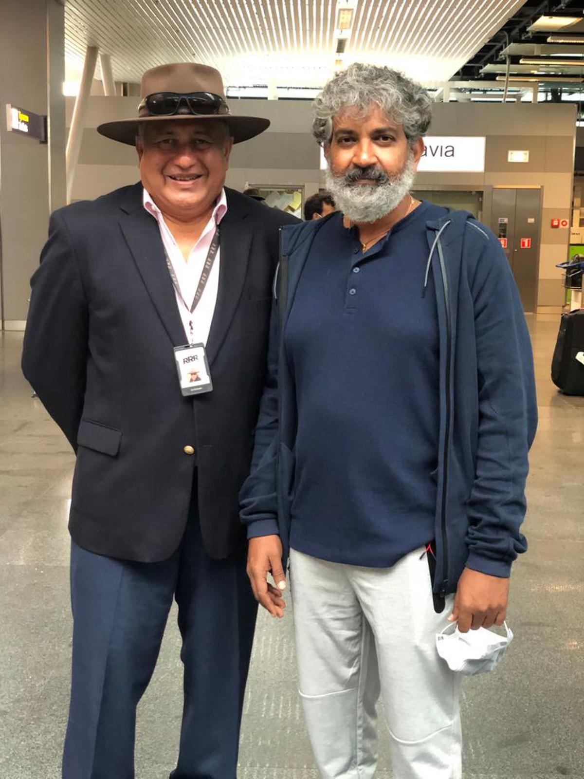 Ramji Natarajan with director SS Rajamouli