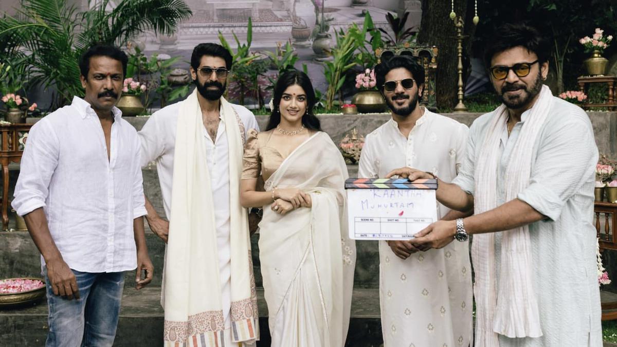 Dulquer Salmaan’s ‘Kaantha’, produced by him and Rana Daggubati, goes on floors