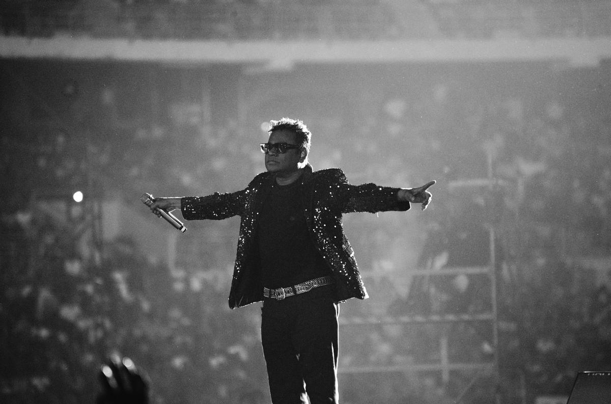AR Rahman si esibisce al concerto del Wonderment Tour a Chennai il 14 febbraio 2026 AR Rahman si esibisce al concerto del Wonderment Tour a Chennai il 14 febbraio 2026