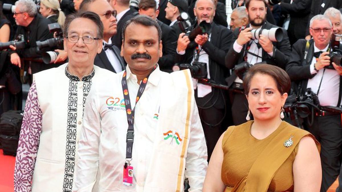 Cannes 2023: Union Minister Murugan poses with Oscar-winning ‘The Elephant Whisperers’ producer Guneet Monga