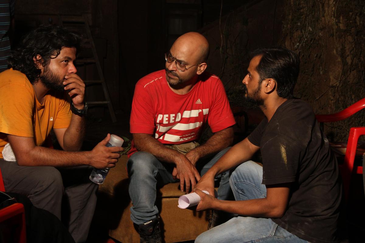 'मायासभा' की शूटिंग के दौरान राही अनिल बर्वे