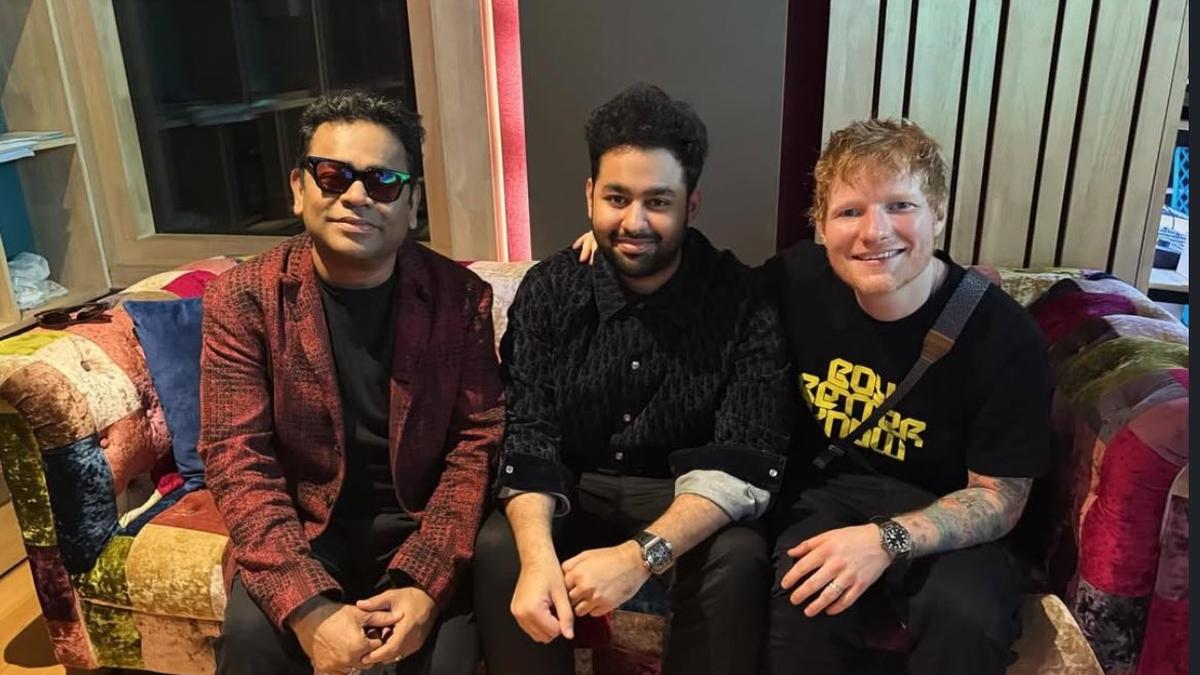 Ed Sheeran meets AR Rahman ahead of Chennai show, sings ‘Perfect’ with KM Music Conservatory choir