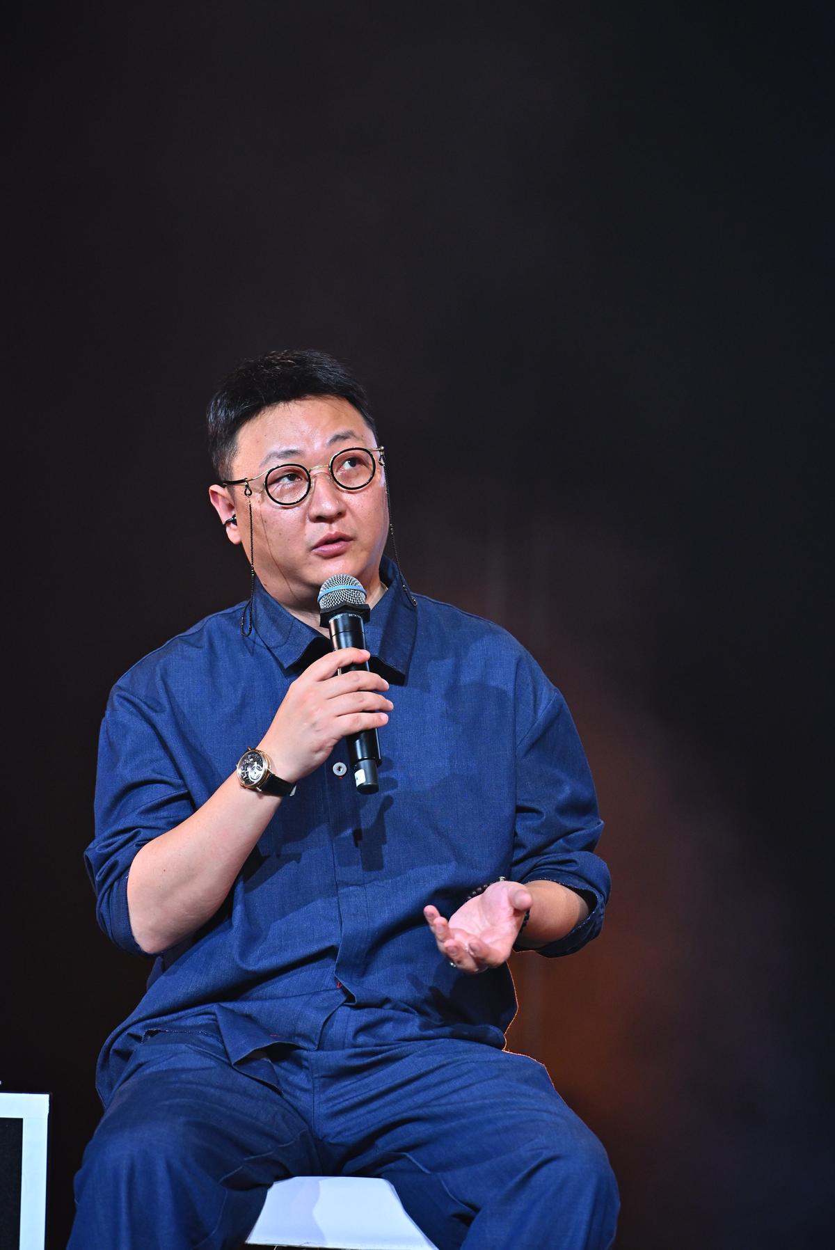 ‘Lord of Mysteries’ director–producer Ke Xiong talks on stage at the AFA SG 2025 Day Stage Panel in Singapore