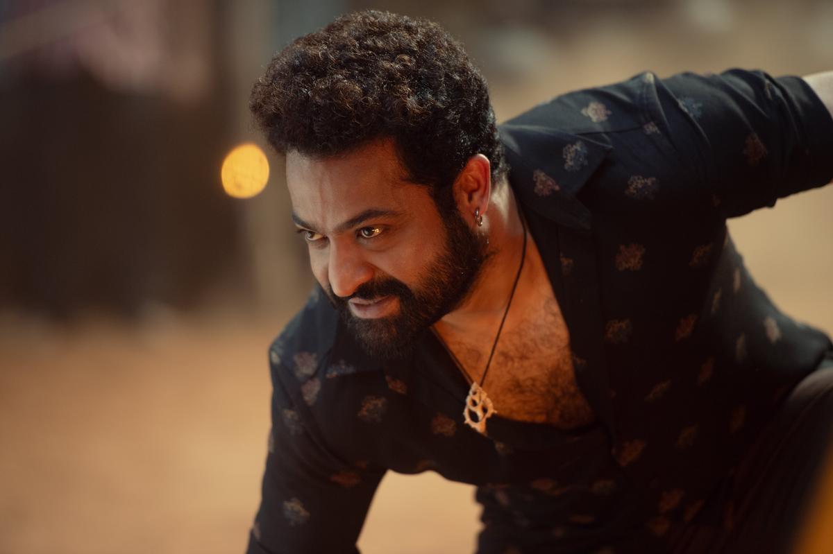 Jr NTR in a still from ‘Devara’