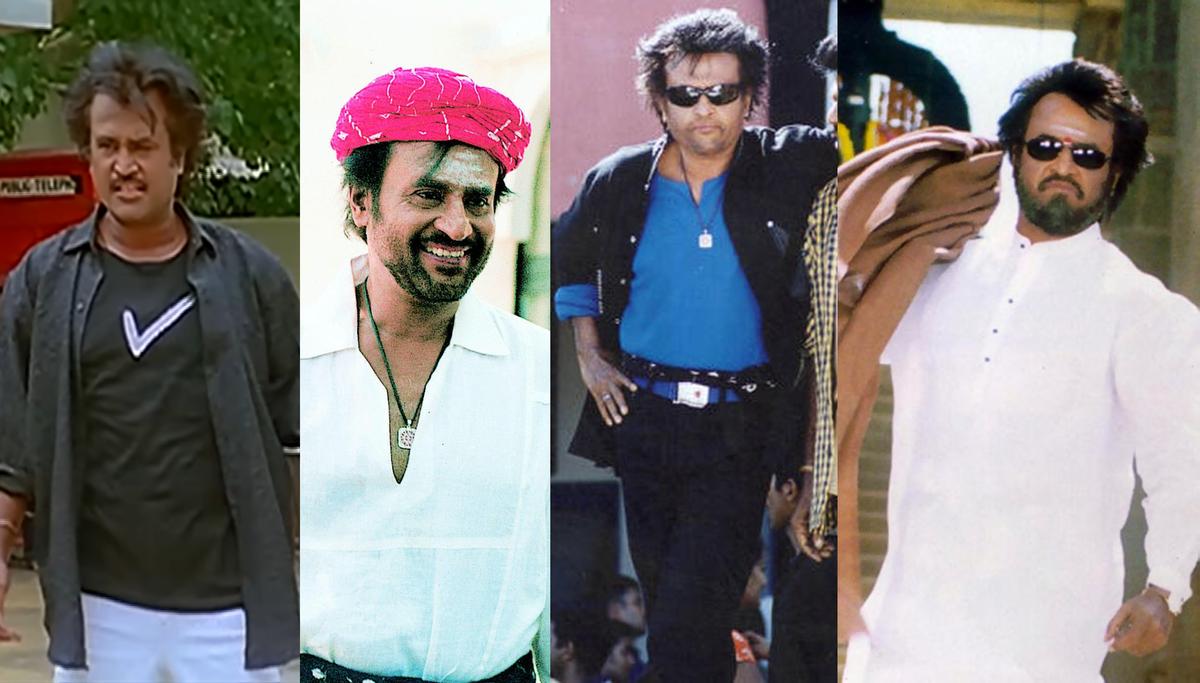 Rajinikanth in ‘Pandian’, ‘Baba’, and ‘Padayappa’ Rajinikanth in ‘Pandian’, ‘Baba’, and ‘Padayappa’