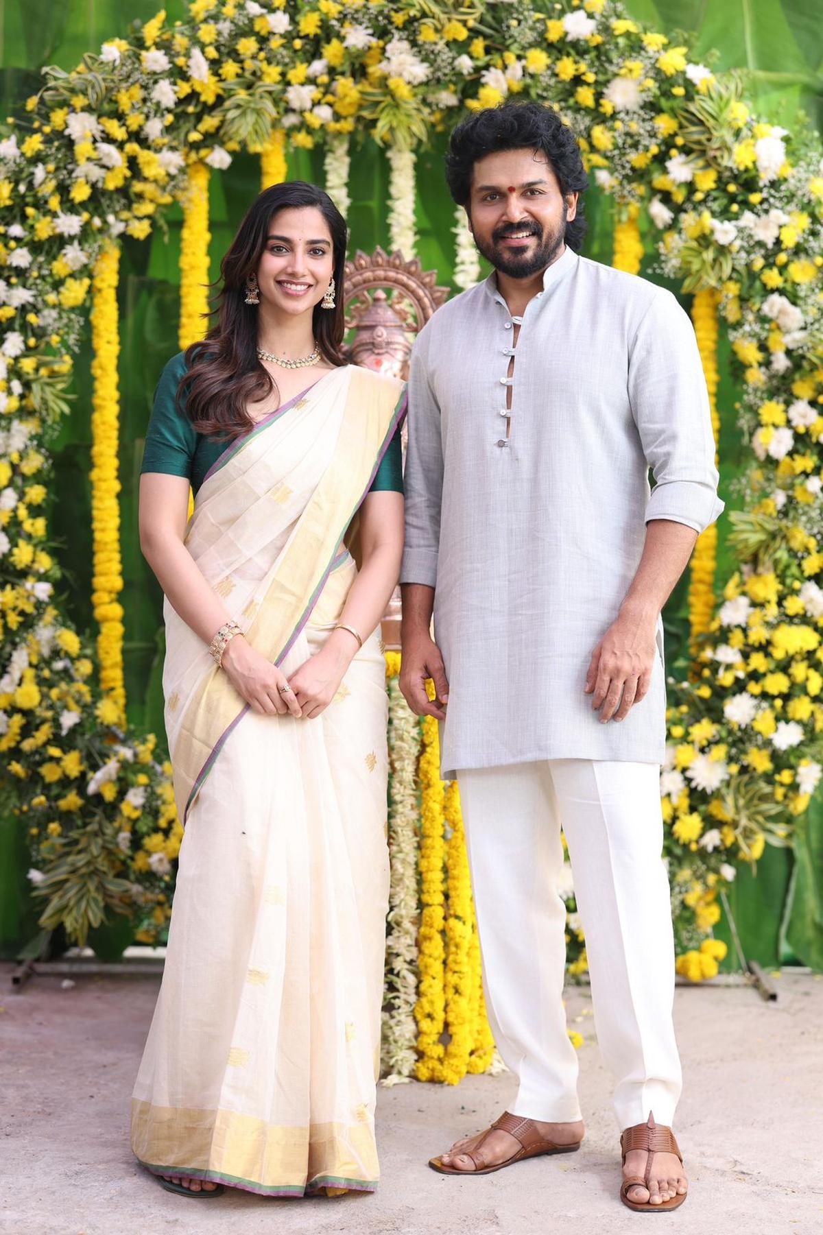 Karthi and Meenakshi Chaudhary Begin Work on New Entertainer