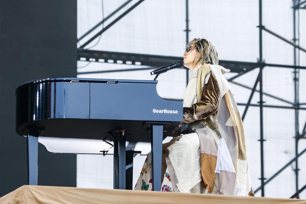 Fuji Kaze performs at Lollapalooza India 2026 at the Mahalaxmi Racecourse, Mumbai