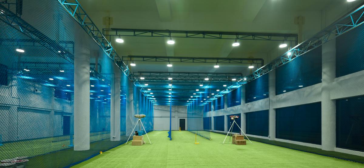 An indoor practise facility inside the stadium An indoor practise facility inside the stadium