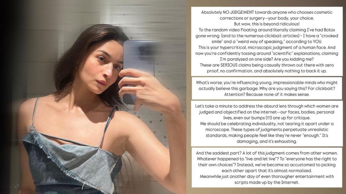 Alia Bhatt slams online videos, clickbait articles claiming she had Botox  gone wrong - The Hindu