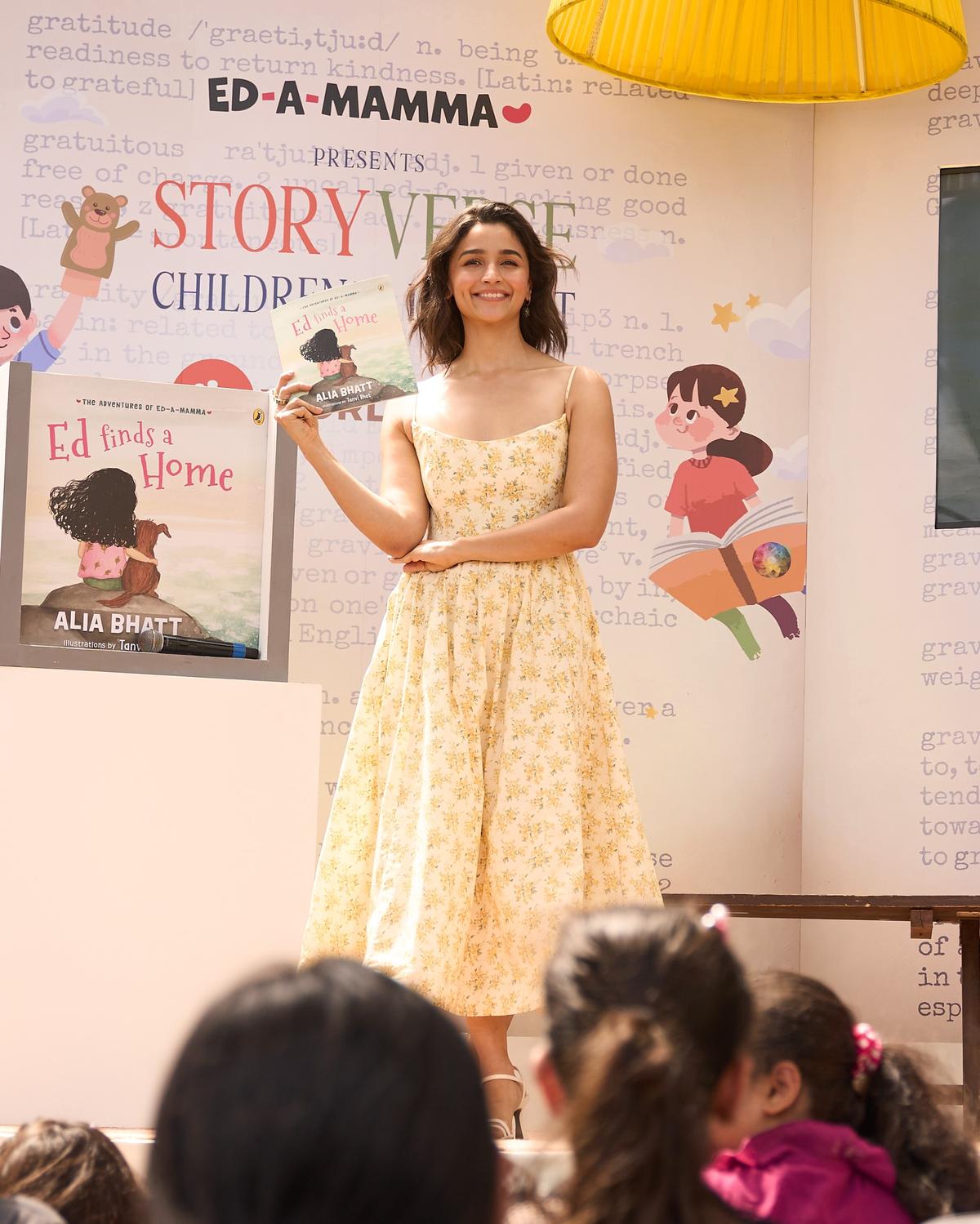 Bhatt launched his book at the StoryVerse Children's Lit Fest At Jio World Drive, Mumbai