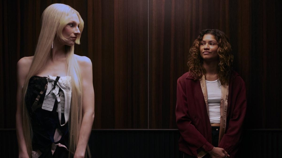 Uma foto da 3ª temporada de 'Euphoria'