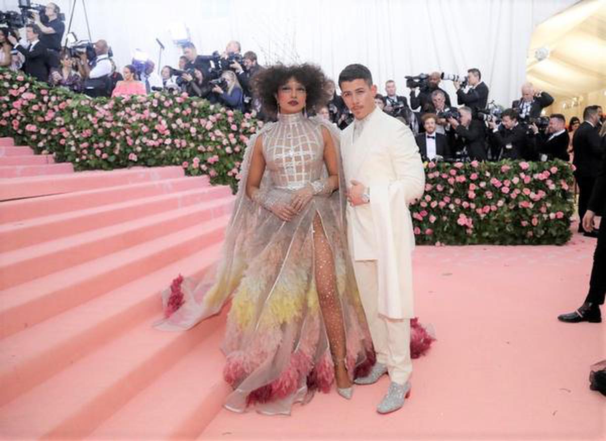 Priyanka Chopra and Nick Jonas Wore Sparkling Dior to 2019 Met Gala