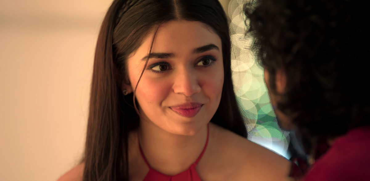 Krithi Shetty in a still from ‘Love Insurance Kompany’