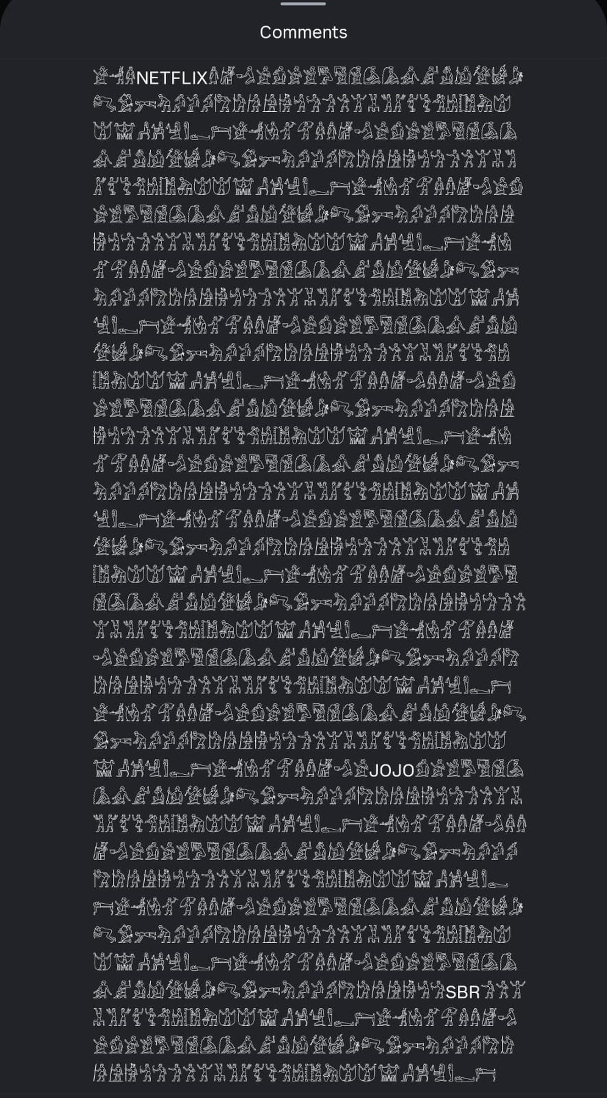 Uno screenshot di uno dei tanti commenti di Uno screenshot di uno dei tanti commenti di
