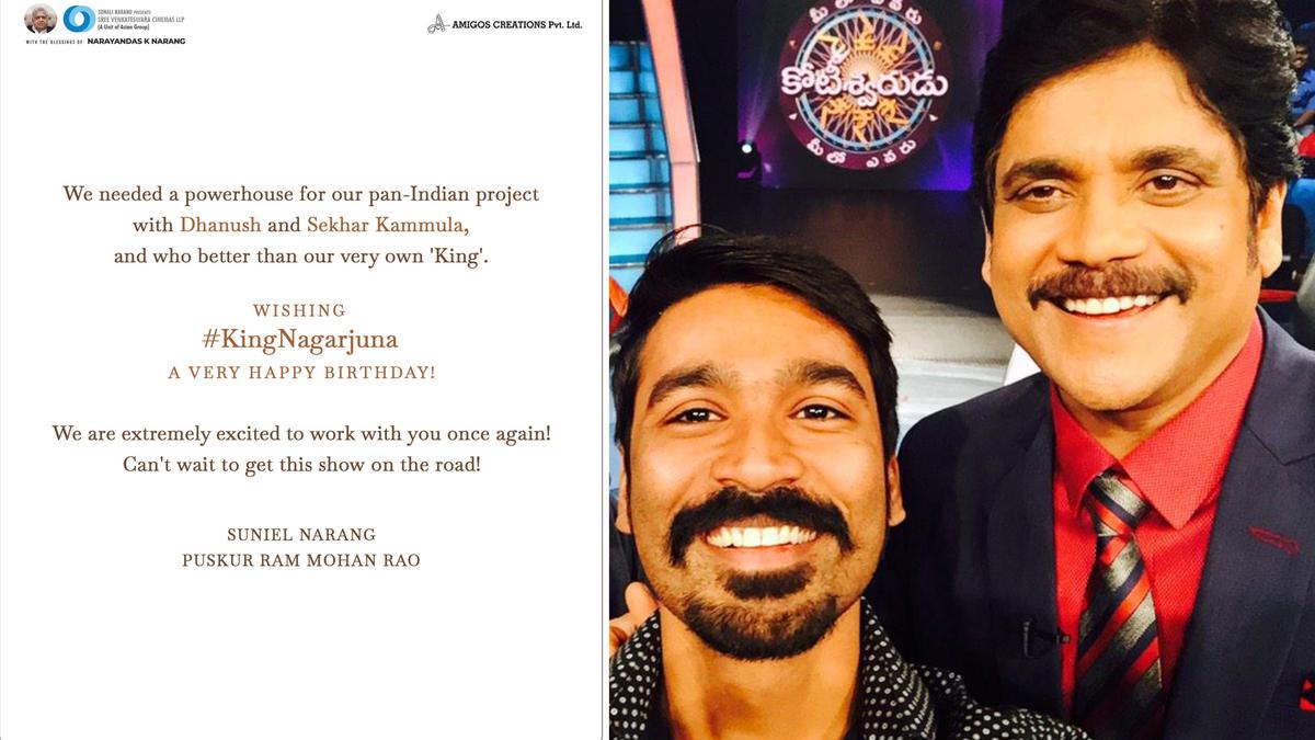 ‘D51’: Nagarjuna on board for Dhanush’s film with Sekhar Kammula