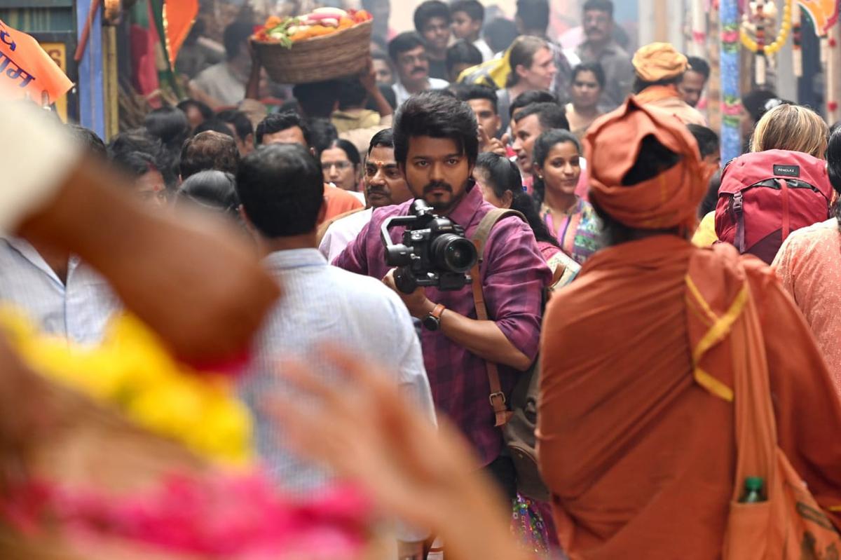 Vijay in a new still from the film